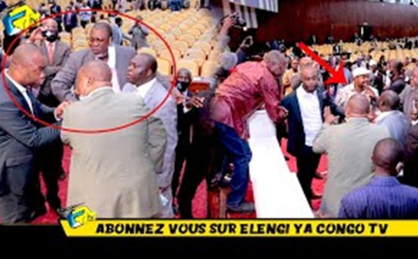 Affrontements au Parlement à Kinshasa, la police intervient