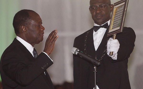 Alassane Ouattara prête serment pour son 3e mandat