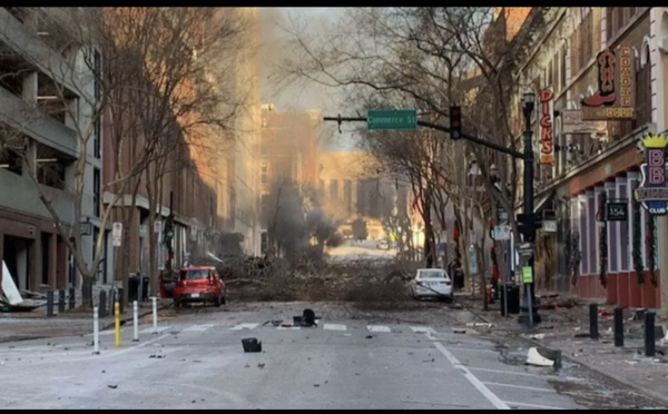 Explosion à Nashville : un "acte intentionnel" selon la police