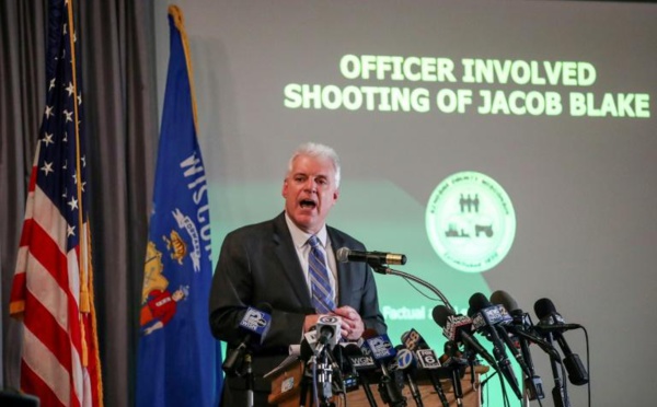 États-Unis: les policiers impliqués dans l'affaire Jacob Blake ne seront pas poursuivis