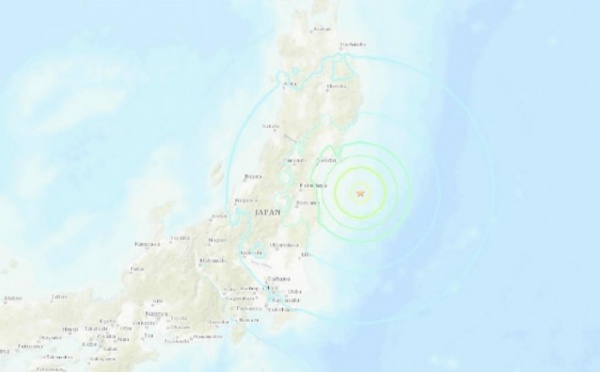 Séisme de magnitude 7 au large du Japon, pas d'alerte au tsunami