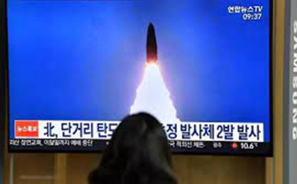 Corée du Nord: tir de projectiles suspectés d'être des missiles balistiques