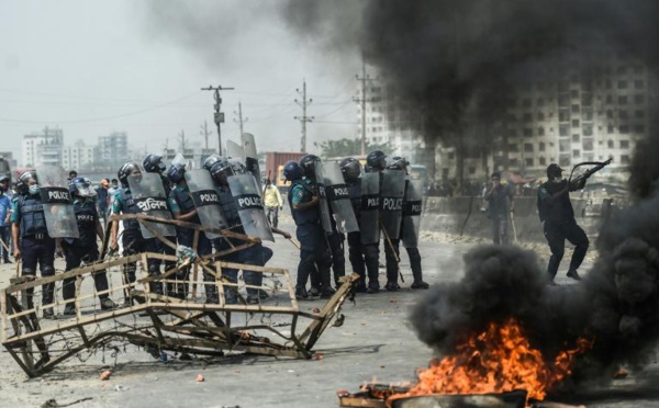 Bangladesh: une dizaine de blessés lors de nouvelles manifestations