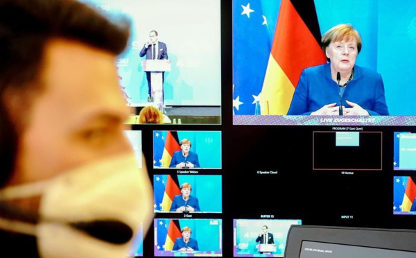 Covid-19: l'Allemagne dépasse le seuil des trois millions d'infections