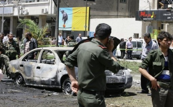Syrie: 14 morts dans les attentats de Damas près d'un poste de police