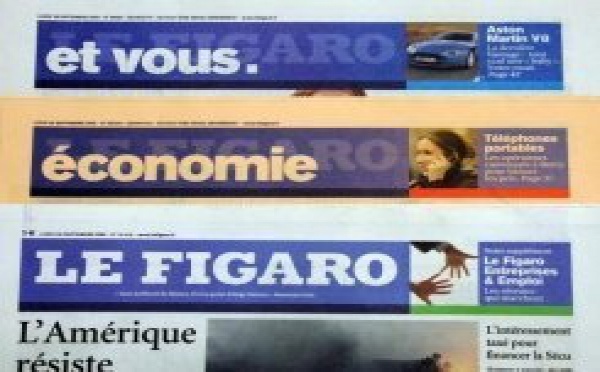Figaro: 80 personnes vont quitter le groupe