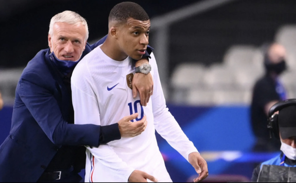 ​Equipe de France: pour Deschamps, "il n'y a aucun souci" entre Mbappé et Giroud