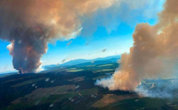 Canada: plusieurs centaines de feux de forêt ravagent l'ouest du pays