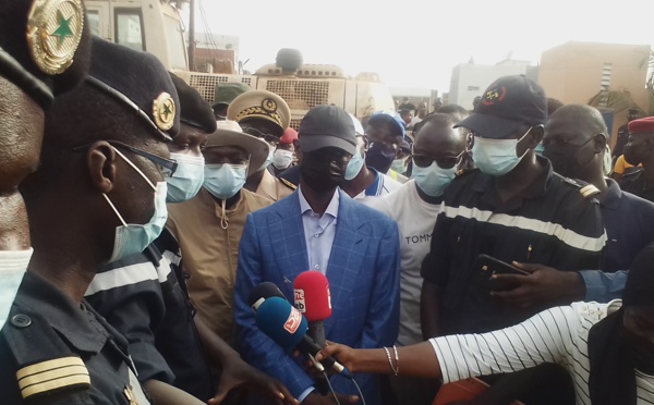Ré-déclenchement du Plan Orsec: les images de la visite de Antoine Félix Diome dans la banlieue