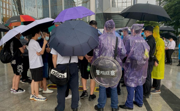 Chine: manifestation devant le siège d'Evergrande, géant de l'immobilier au bord de la faillite