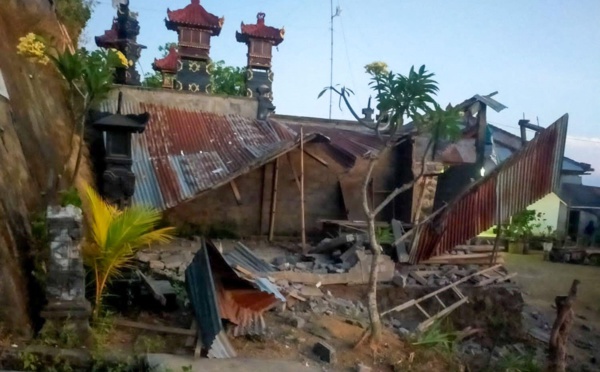 Un séisme fait trois morts et sept blessés sur l'île de Bali