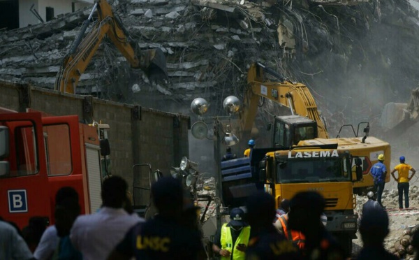 Effondrement d'un immeuble au Nigeria : le bilan s'alourdit à 36 morts