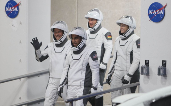 Quatre astronautes ont décollé vers la Station spatiale avec SpaceX