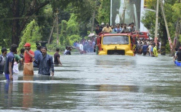 Inde: des dizaines de morts ou disparus dans des inondations dans le sud du pays