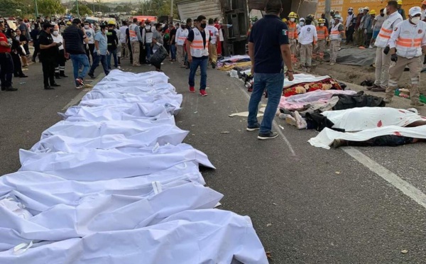 Mexique: 53 migrants tués dans un accident de la route près du Guatemala