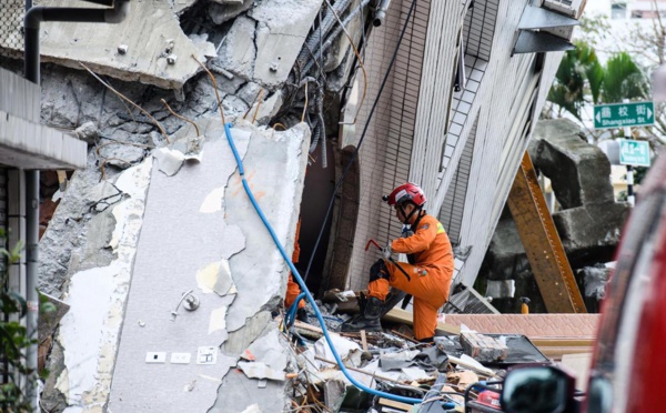 Taïwan: un puissant séisme au large de la côte Est