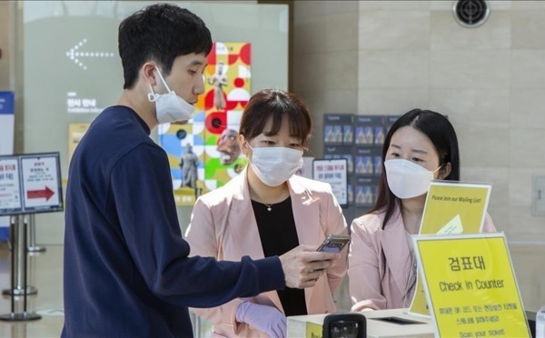 Corée du Sud: plus de 400 000 nouveaux cas de coronavirus