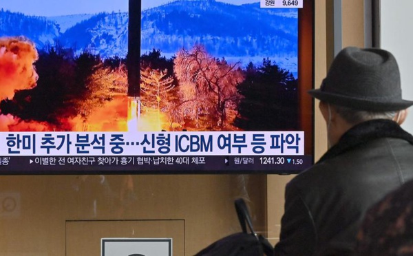 Un missile tiré par la Corée du Nord tombe dans la zone économique exclusive du Japon