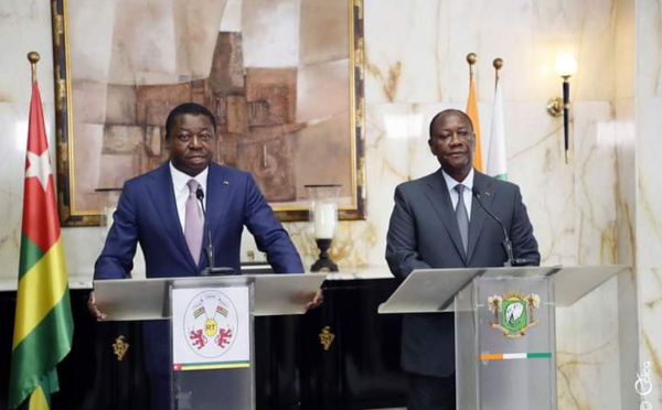 Lutte contre le terrorisme : Ouattara et Gnassingbé veulent des solutions sous-régionales
