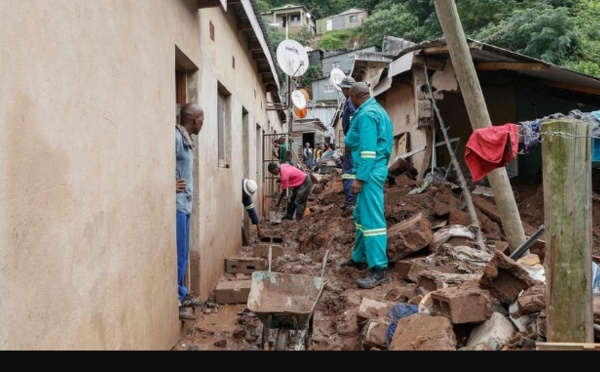Inondations en Afrique du Sud: 341 morts et près de 41 000 personnes affectées