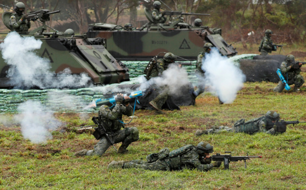La Chine mène des exercices militaires près de Taïwan