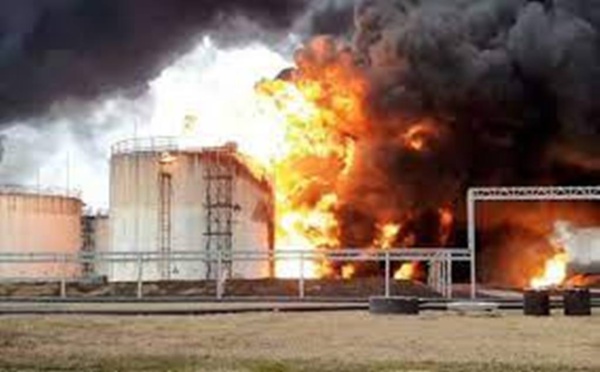 Un dépôt d'armes russe en feu près de la frontière avec l'Ukraine