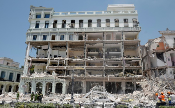 Vingt-deux (22)  morts dans l'explosion d'un hôtel à Cuba, selon un nouveau bilan officiel