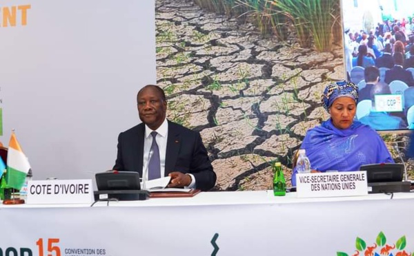 COP 15 en Côte d'Ivoire : Alassane Ouattara appelle à la mobilisation collective pour la restauration des terres dégradées