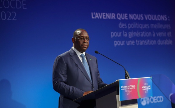 Paris: Macky Sall propose à l’OCDE d’examiner la possibilité de réformer les conditions d’accès au crédit export