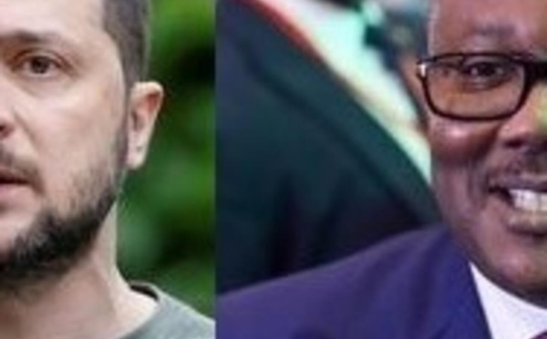 Ukraine: Zelensky s'entretient avec Sissoco Embaló pour obtenir le soutien de la Cédéao