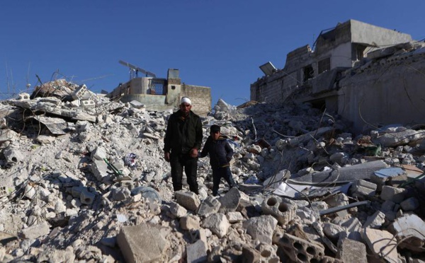 Séisme: l'ONU lance un appel aux dons de près de 400 millions de dollars pour la Syrie