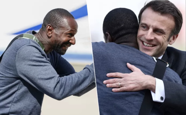 Olivier Dubois, ex-otage au Sahel, accueilli par Emmanuel Macron