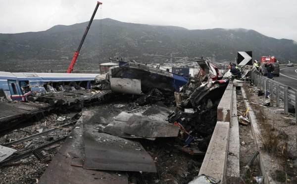 Catastrophe ferroviaire en Grèce: détention provisoire pour un inspecteur des chemins de fer