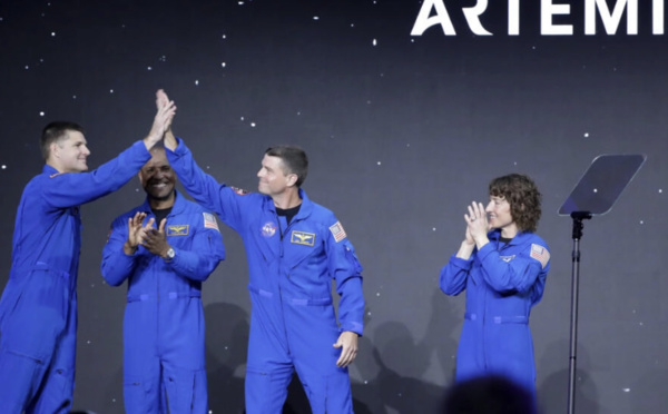 La Nasa révèle le nom des quatre astronautes qui iront en orbite autour de la Lune en 2024