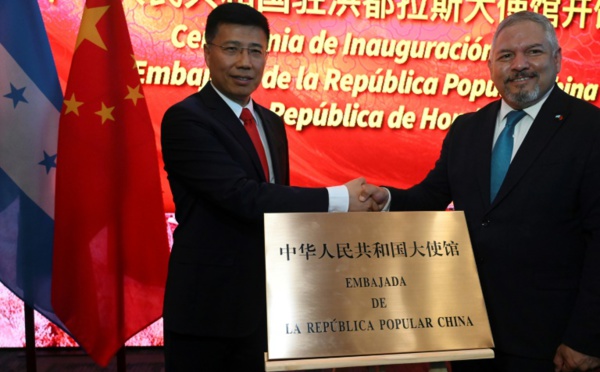 Chine: le Honduras a ouvert son ambassade à Pékin