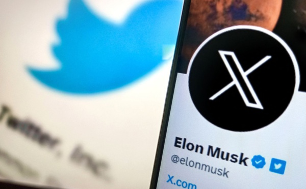 Le site de Twitter remplace le logo de l'oiseau bleu par X