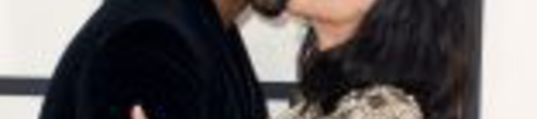 Grammy Awards : Kim Kardashian et Kanye West amoureux hot, avant la frayeur