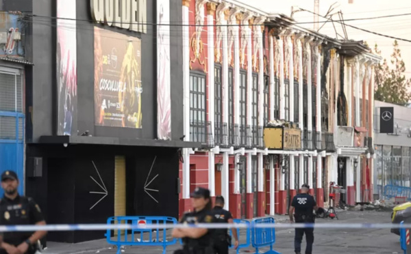 Violent incendie dans une discothèque en Espagne: “Peu probable” de retrouver d’autres corps