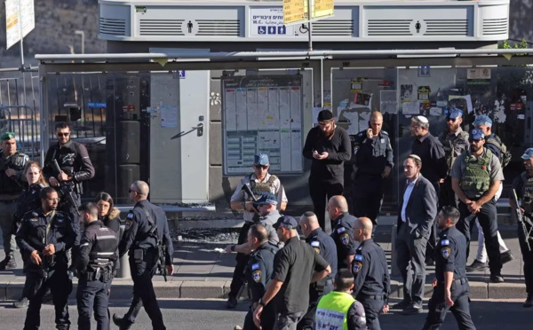 Jérusalem : trois morts dans une attaque menée par deux Palestiniens (police israélienne)