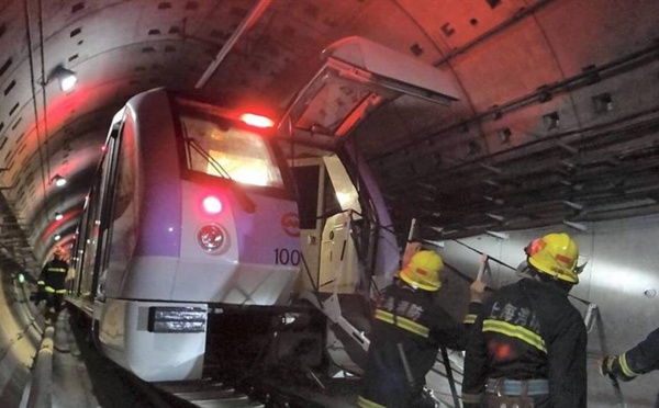 Chine: une centaine de blessés dans un accident de métro à Pékin