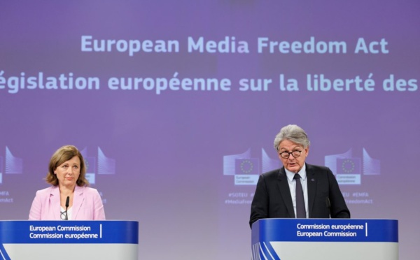 L’UE s’accorde sur une «loi sur la liberté des médias», une première à niveau supranational