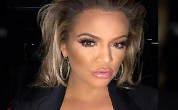 PHOTO Khloé Karda­shian, ultra maquillée, est mécon­nais­sable !