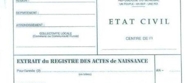 Rétablissement de l'état civil à Ziguinchor : plus de 5.000 personnes enrôlées à Kafountine