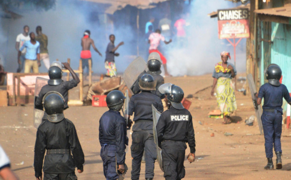 Guinée : Deux jeunes tués par balle au début d’une grève générale illimitée