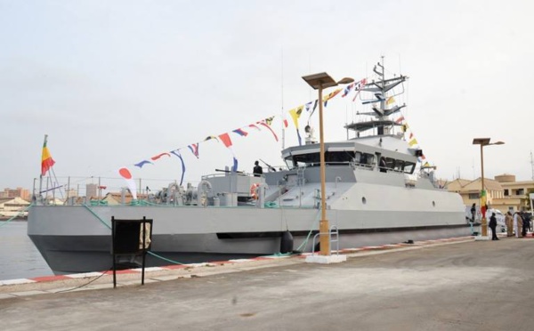 Surveillance maritime : L'armée étrenne un nouveau navire, le "Kédougou"