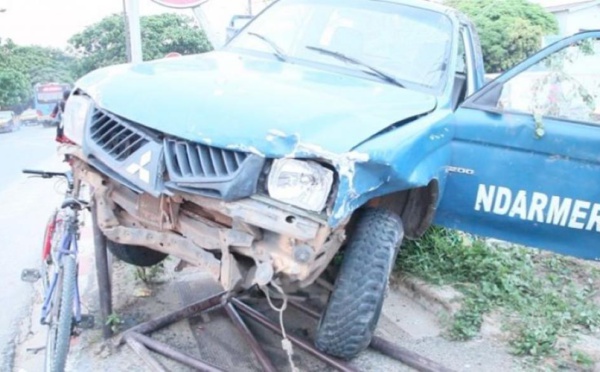 Kahone : Un véhicule de la gendarmerie percute mortellement une moto Jakarta