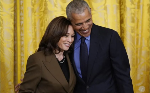Barack Obama annonce son soutien à Kamala Harris comme candidate à la présidentielle américaine