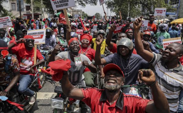 Ghana: arrestation de plusieurs dizaines de militants de la société civile lors d’une manifestation à Accra