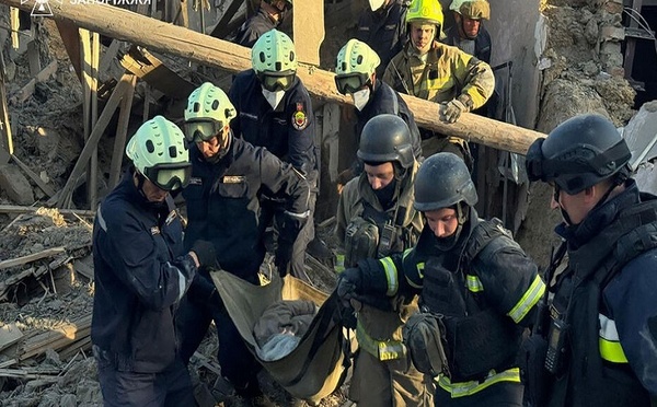 Ukraine: des morts lors d'un bombardement russe à Zaporijjia