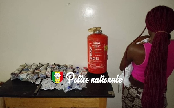 Kolda : une convoyeuse déférée après la saisie de psychotropes et de 2 kg de chanvre indien